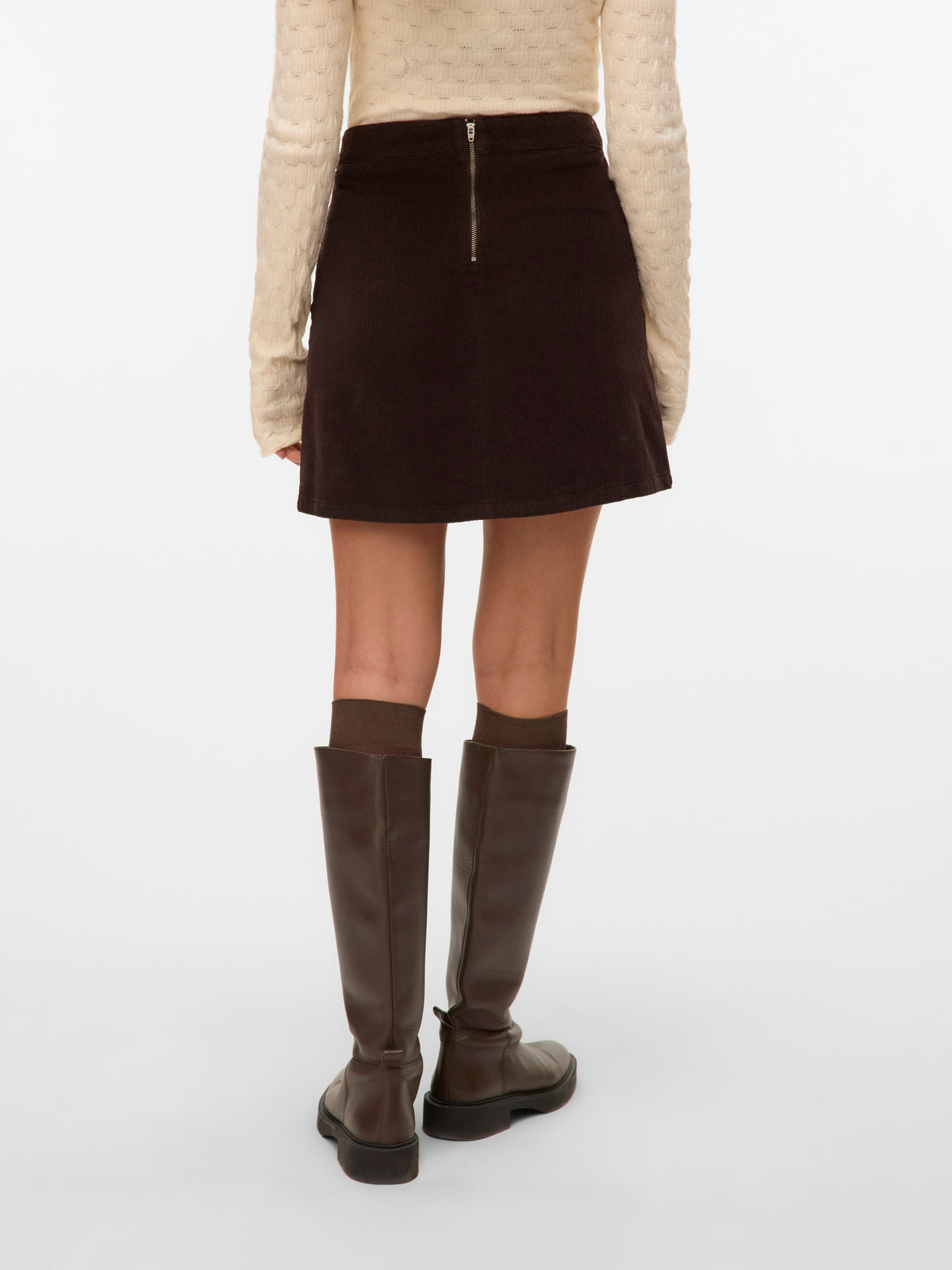 Vmkata Hr Corduroy Short Skirt Noos
