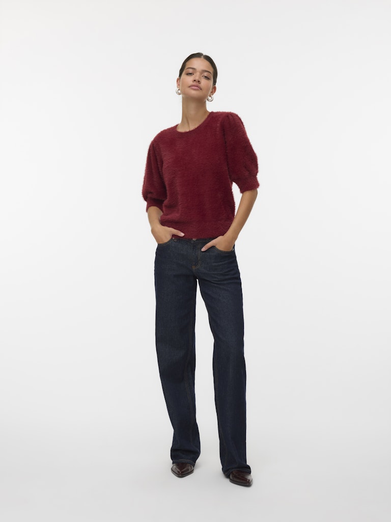 Pulls - Vmalina 2/4 O-Neck Pullover van Vero moda