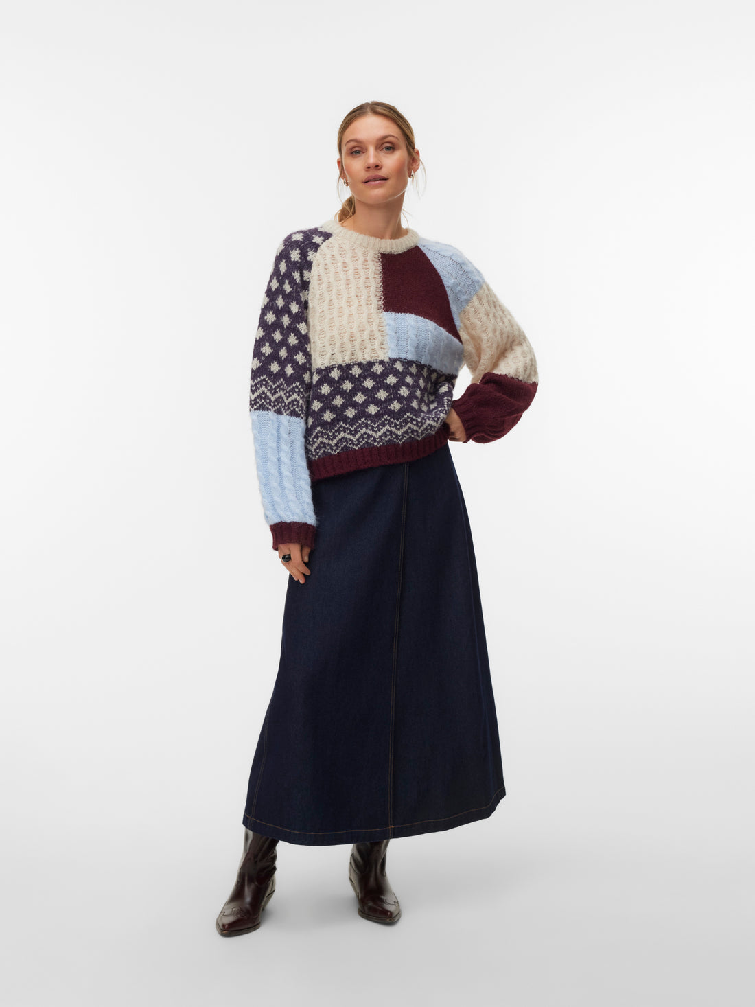 Vmkristin Ls O-Neck Pullover