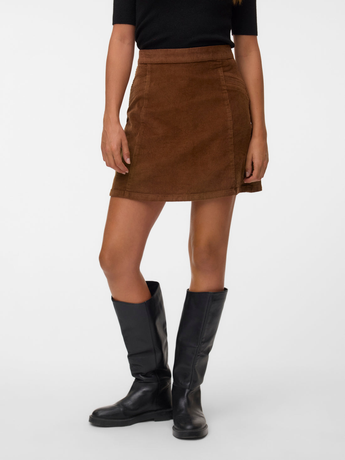 Vmkata Hr Corduroy Short Skirt Noos