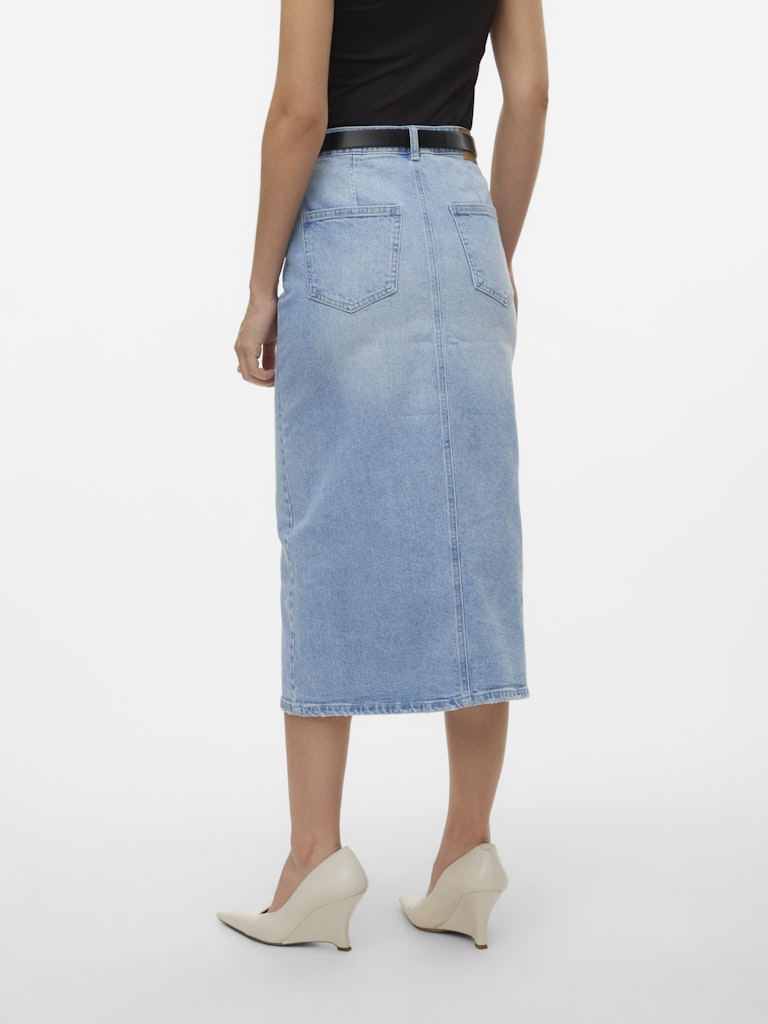 Rokken - Vmveri Hr Calf Denim Skirt Noos van Vero moda