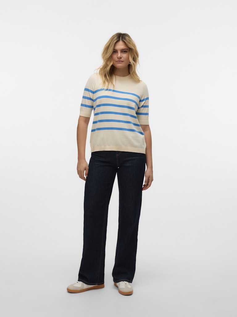 Pulls - Vmsaba Plain Ss O-Neck Pullover Noos - SS25 van Vero moda