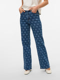 Jeans - Vmtessa Hr Wide Jeans Print van Vero moda