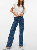 Jeans - Vmtessa Hr Wide Jeans Print van Vero moda