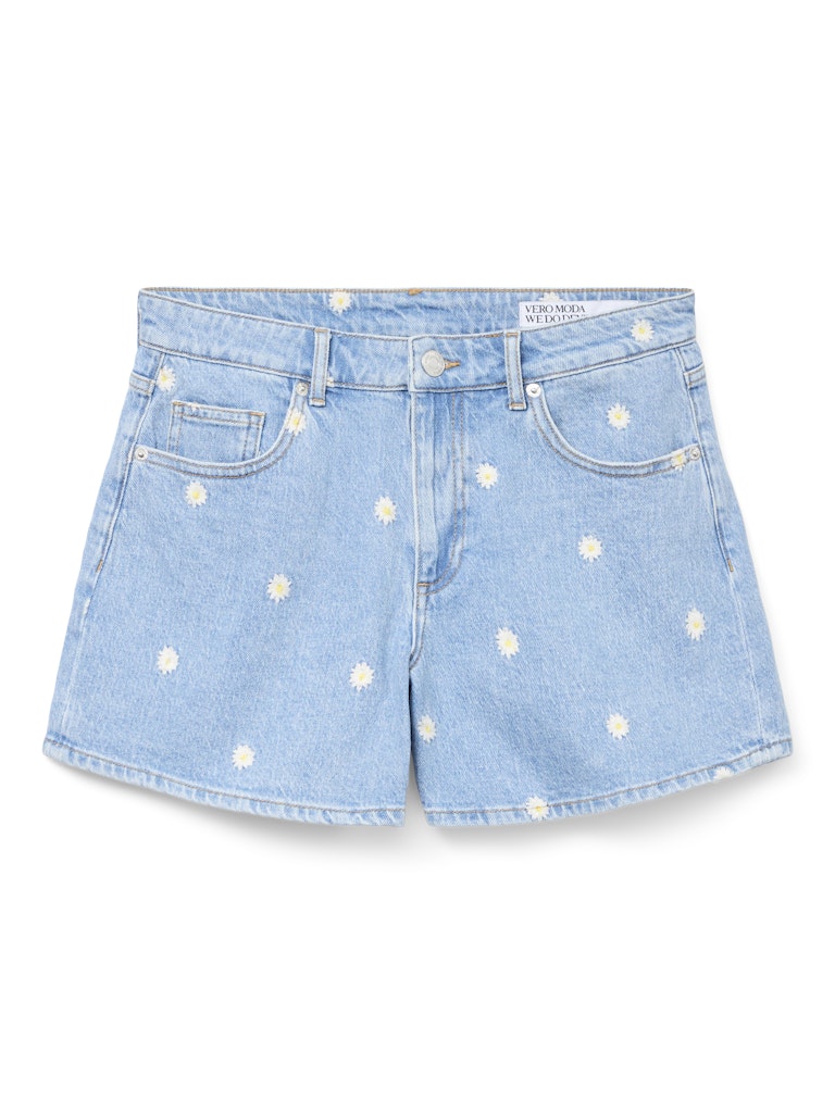 Light blue denim Shorts - Vmtess Mr Short Denim Daisy Shorts van Vero moda