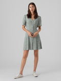 Laurel Wreath Joey dot Jurken - Vmalba Ss Short Dress Noos van Vero moda