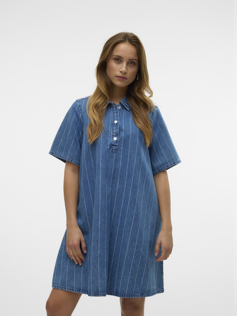 Jurken - Vmocean Ss Striped Short Dress van Vero moda