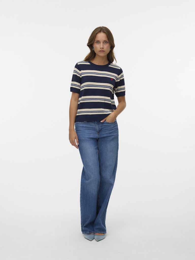 Pulls - Vmcarmelia Ss O-Neck Pullover van Vero moda
