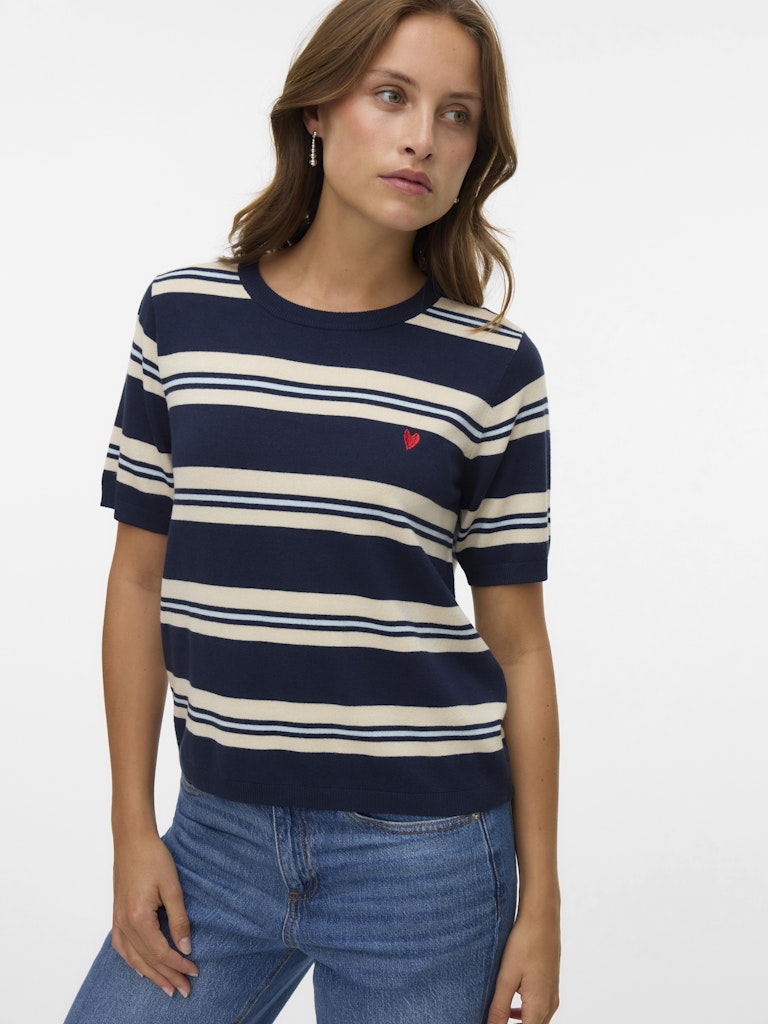 Pulls - Vmcarmelia Ss O-Neck Pullover van Vero moda