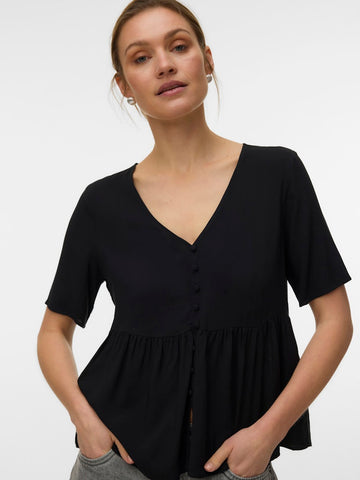 Vmalba Ss Peplum Shirt