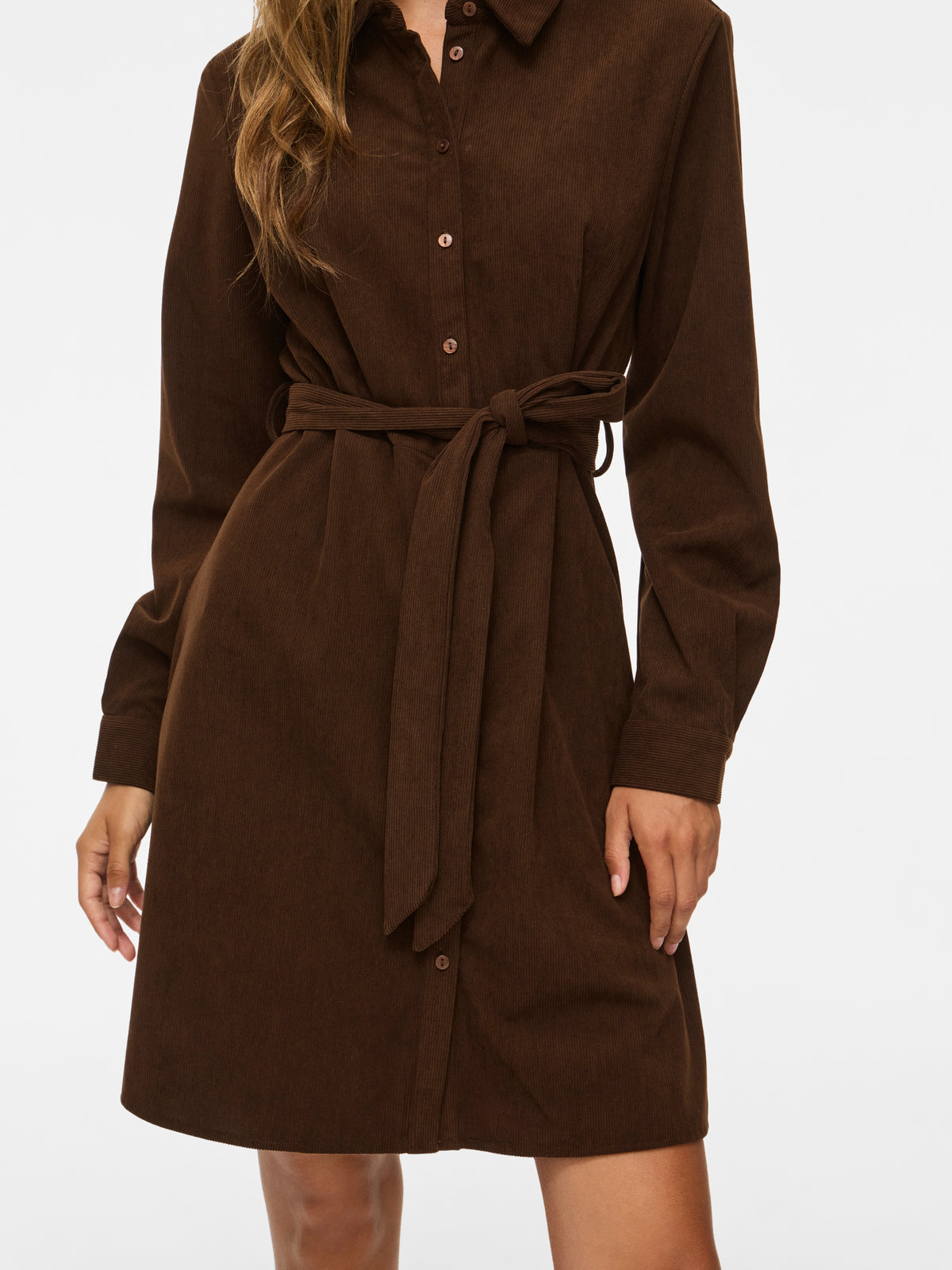 Vielsa L/S Short Shirt Dress