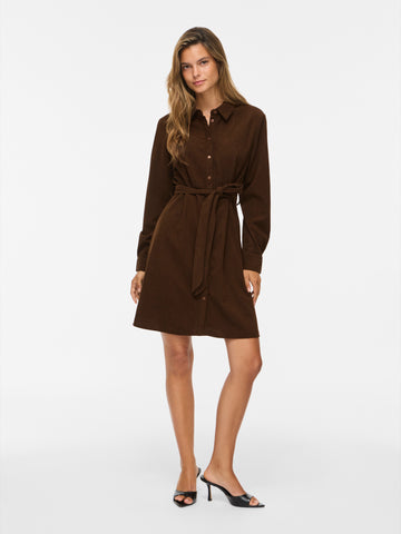 Vielsa L/S Short Shirt Dress