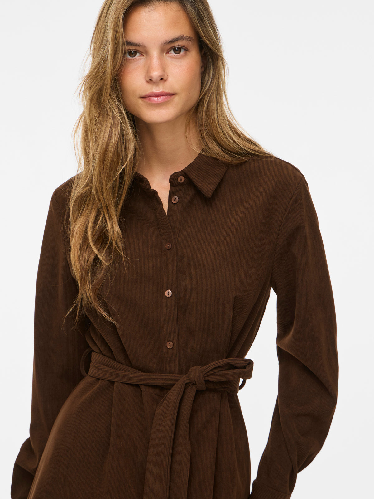 Vielsa L/S Short Shirt Dress