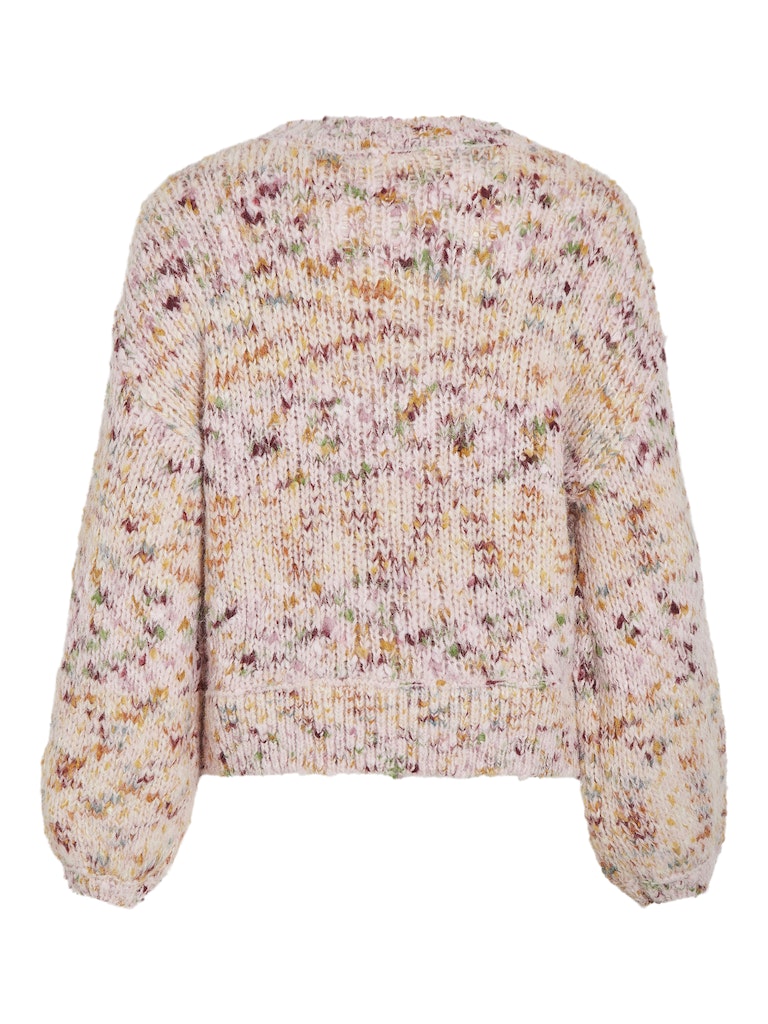 Pulls Viavery O-Neck L/S Multi Knit Top van Vila