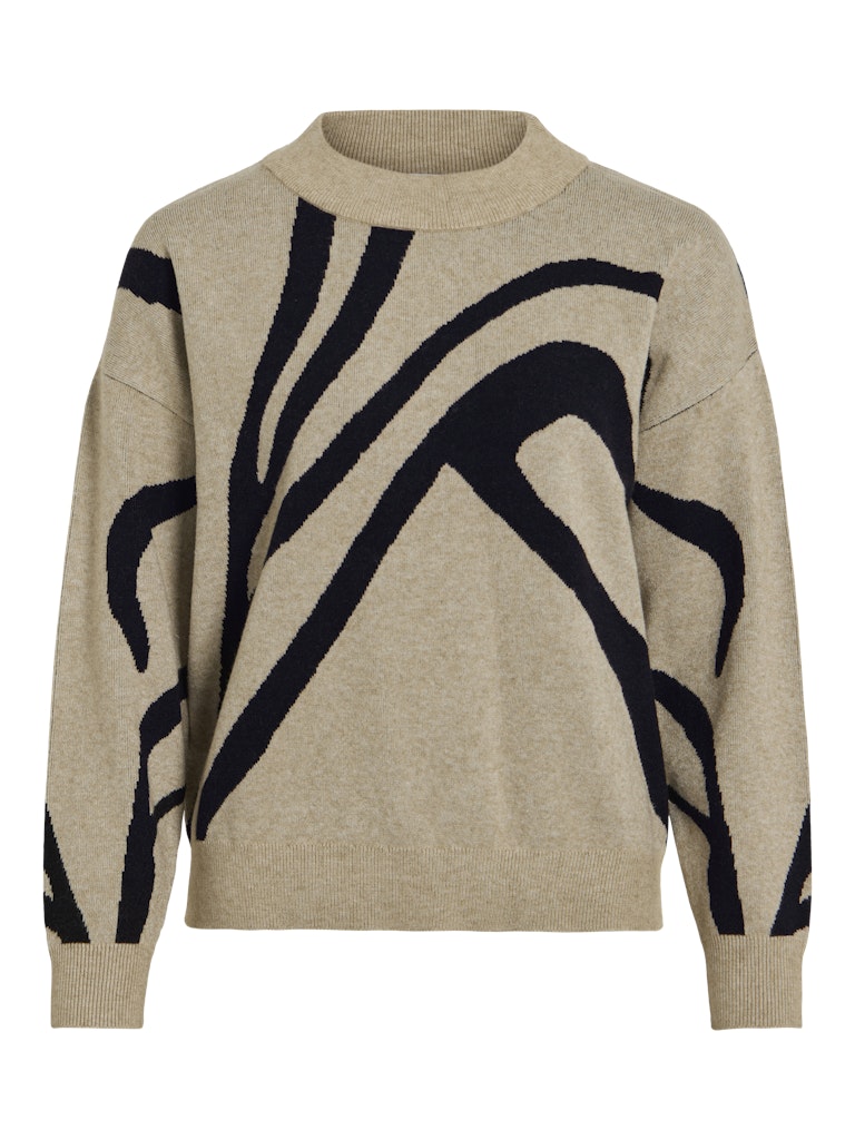 Pulls - Vitif Jacquard L/S Knit Top - Noos van Vila