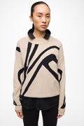 Pulls - Vitif Jacquard L/S Knit Top - Noos van Vila