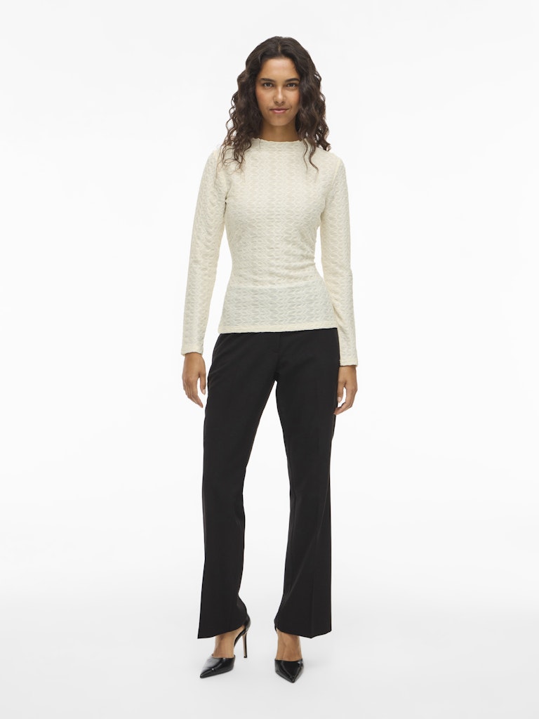 Tops - Visagara Funnelneck L/S Top van Vila