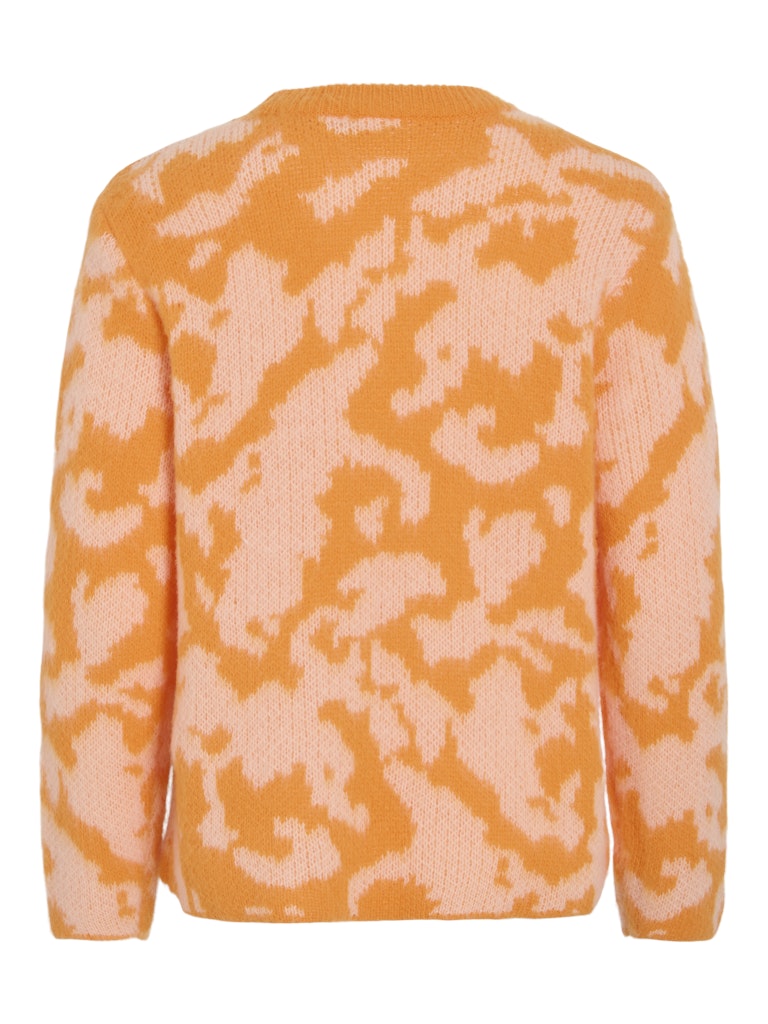 Pulls - Vimatta O-Neck L/S Jacquard Knit Top van Vila