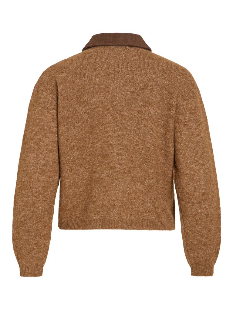 Vicipa Collar L/S Knit Cardigan