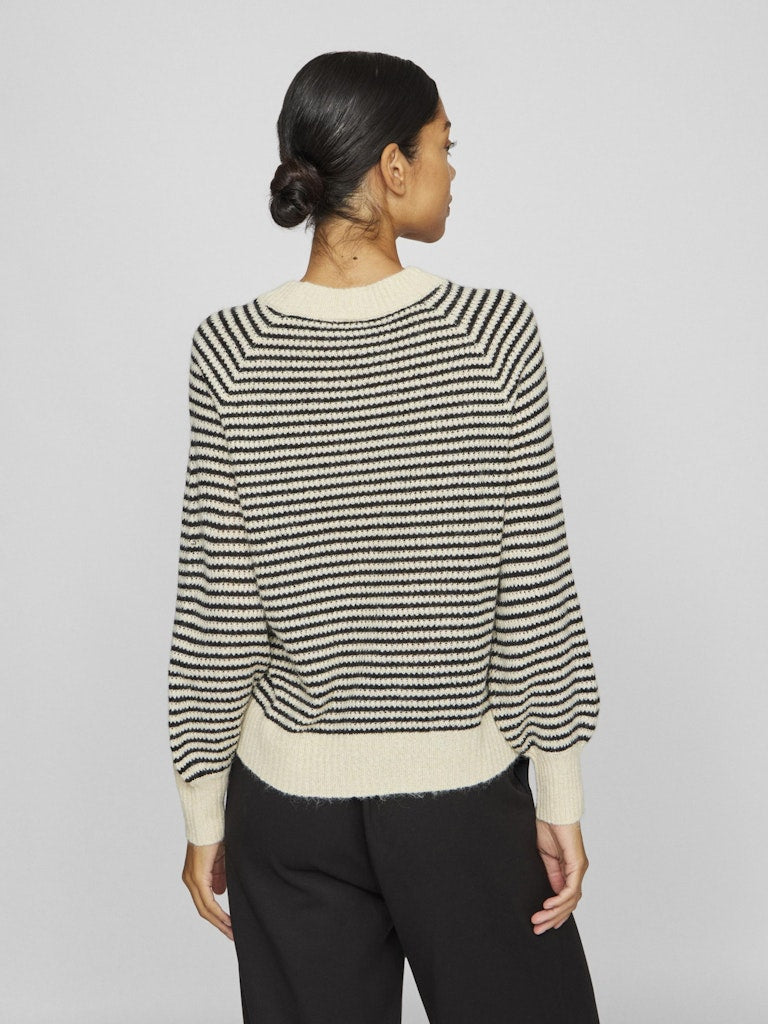 Pulls Visofina L/S Glitter Stripe Knit Top van Vila