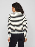 Pulls Vimalfine L/S Polo Knit Top van Vila