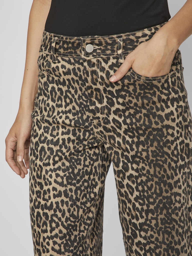 Jeans - Vichia Leopard Jeans van Vila