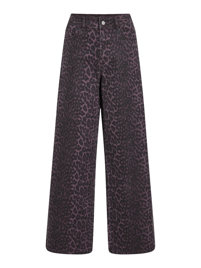 Jeans - Vichia Hw Colorful Leo Jeans van Vila