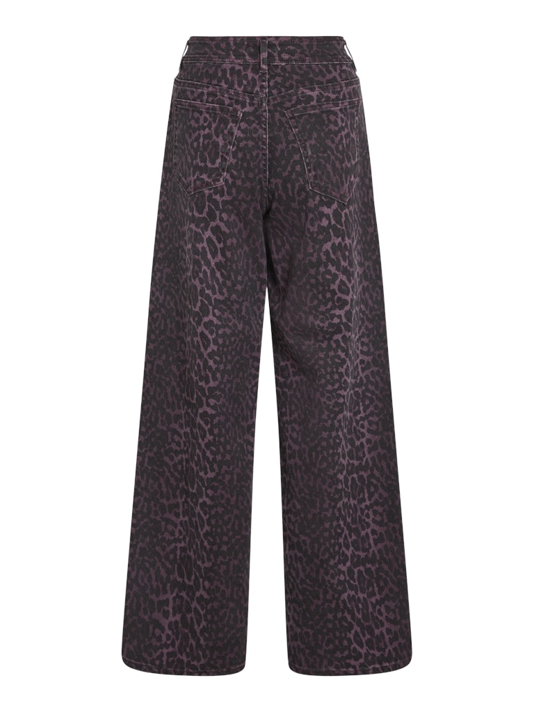 Jeans - Vichia Hw Colorful Leo Jeans van Vila