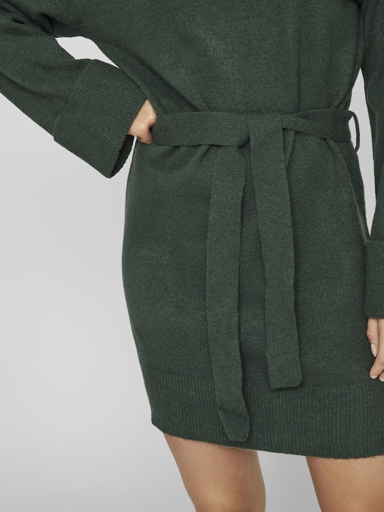 Jurken Virolfie L/S Tie Belt Knit Dress - Noos van Vila