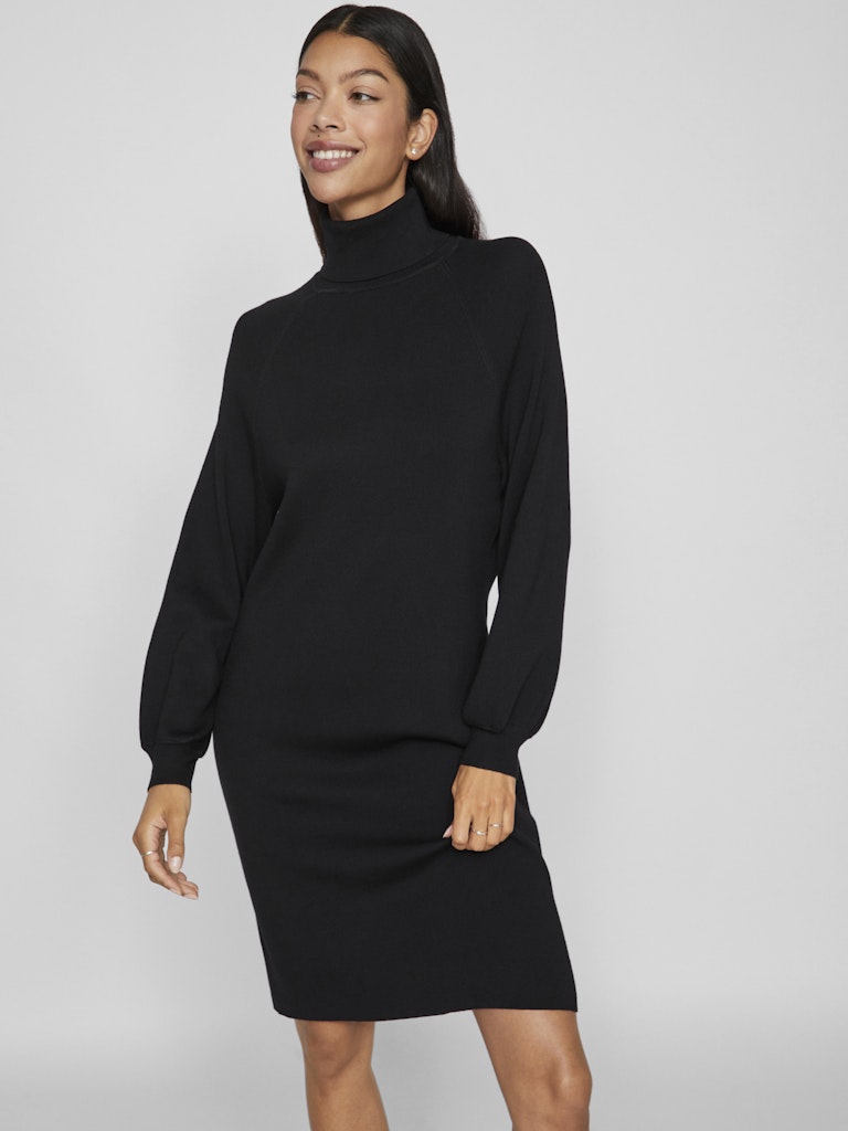 Pulls Viostria Roll Neck L/S Knit Dress - Noos van Vila