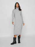 Jurken Viril Roll Neck L/S Midi Dress Noos - AW24 van Vila