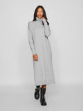 Jurken Viril Roll Neck L/S Midi Dress Noos - AW24 van Vila