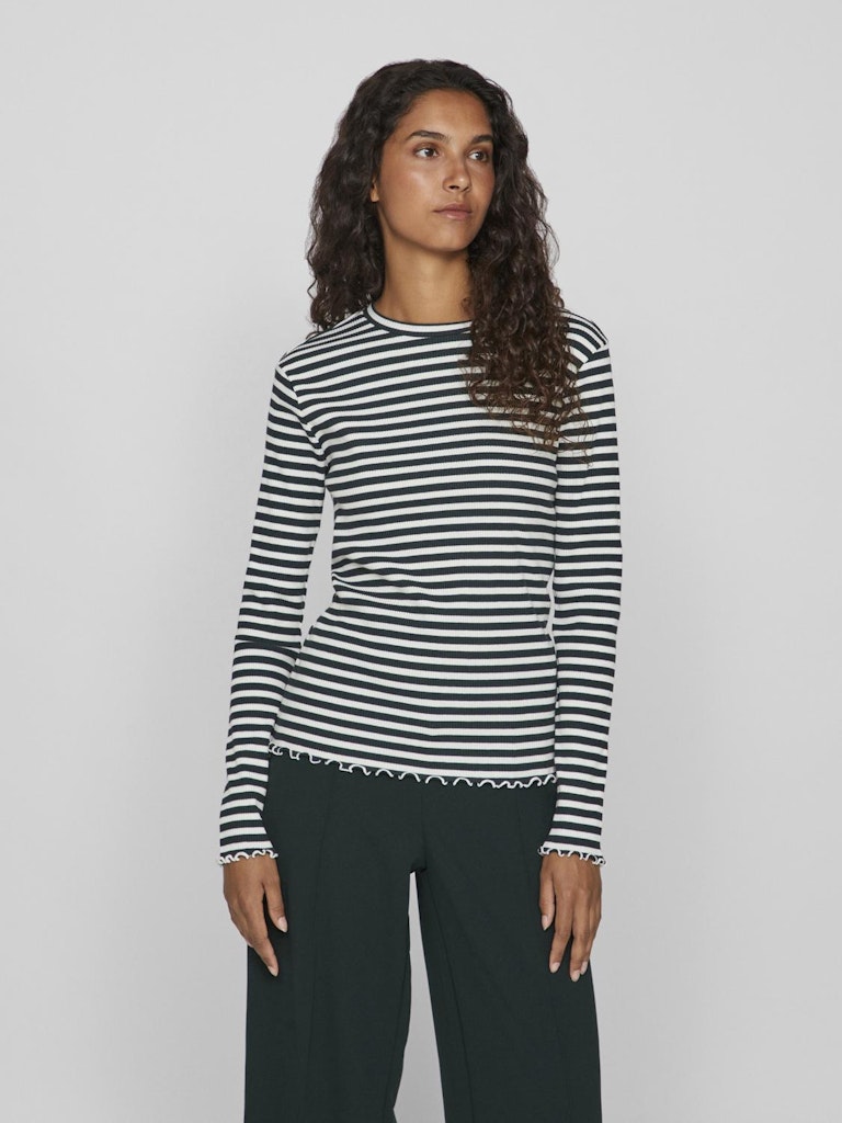 Tops - Vithessa O-Neck L/S Top Noos van Vila