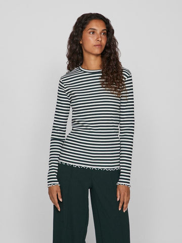 Tops - Vithessa O-Neck L/S Top Noos van Vila