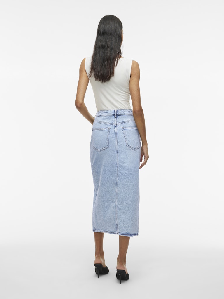 Rokken - Vijaf Hw Midi Denim Skirt Noos - SS25 van Vila