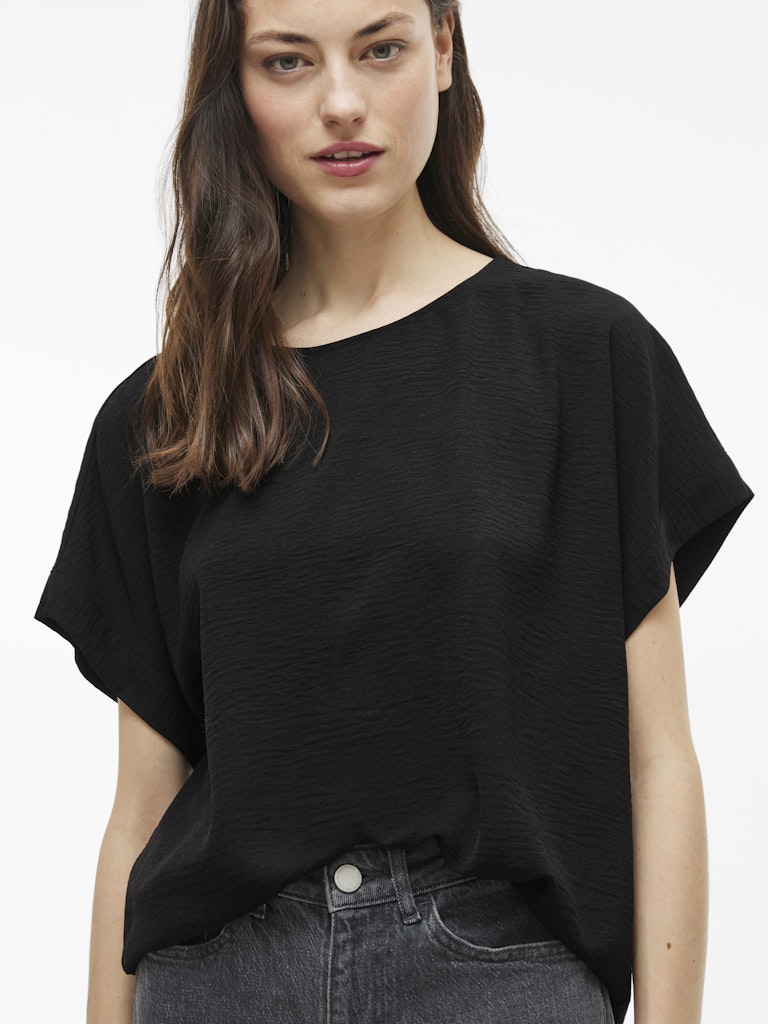 Black Beauty Tops - Vijosa S/S Top Noos - SS25 van Vila