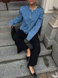 Jassen - Vireba L/S O-Neck Denim Jacket Noos - SS25 van Vila