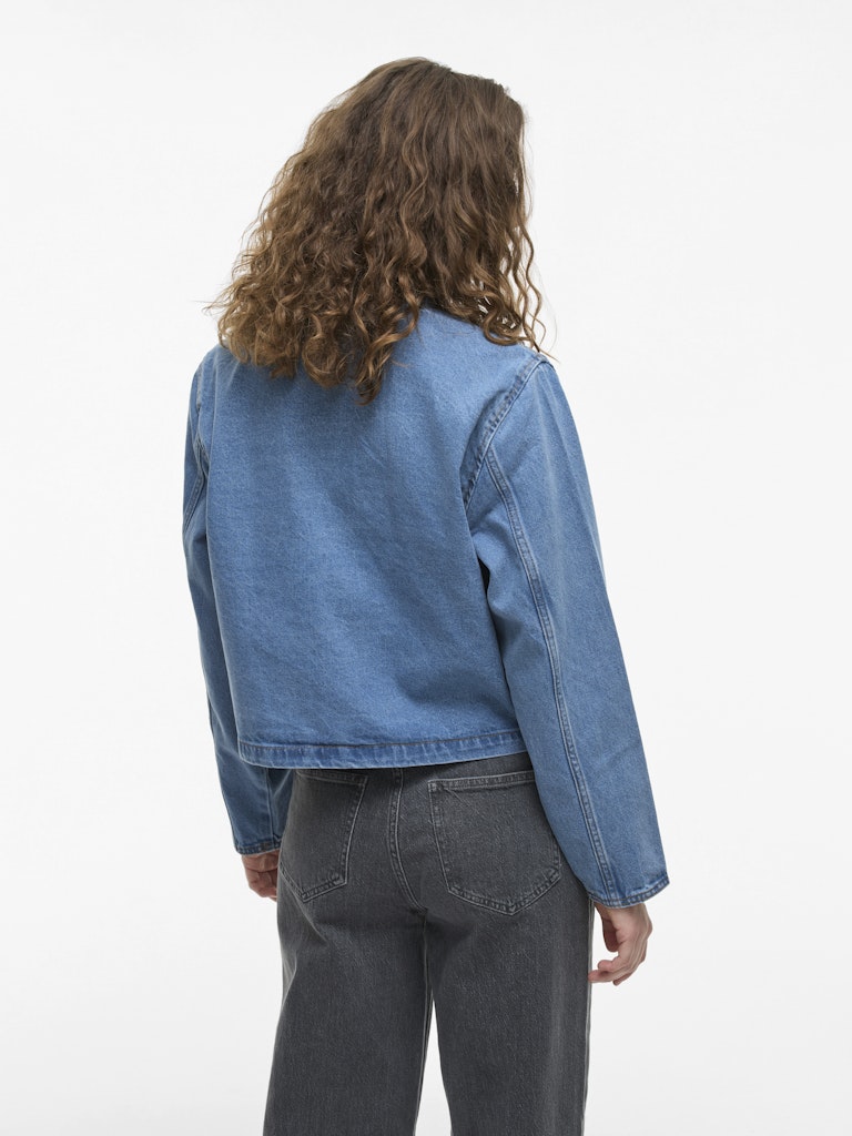 Jassen - Vireba L/S O-Neck Denim Jacket Noos - SS25 van Vila