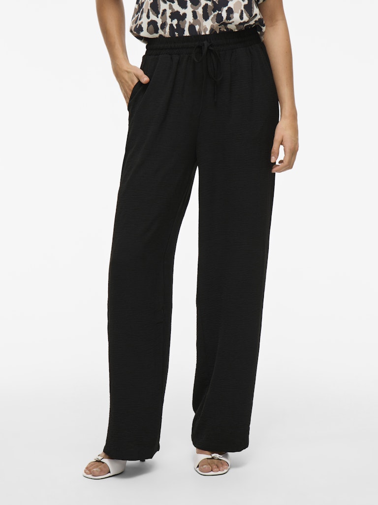 Black Beauty Broeken - Vijosa Hw Wide Pants Noos - SS25 van Vila