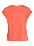 Tops - Viellette S/S Satin Top Noos - SS25 van Vila