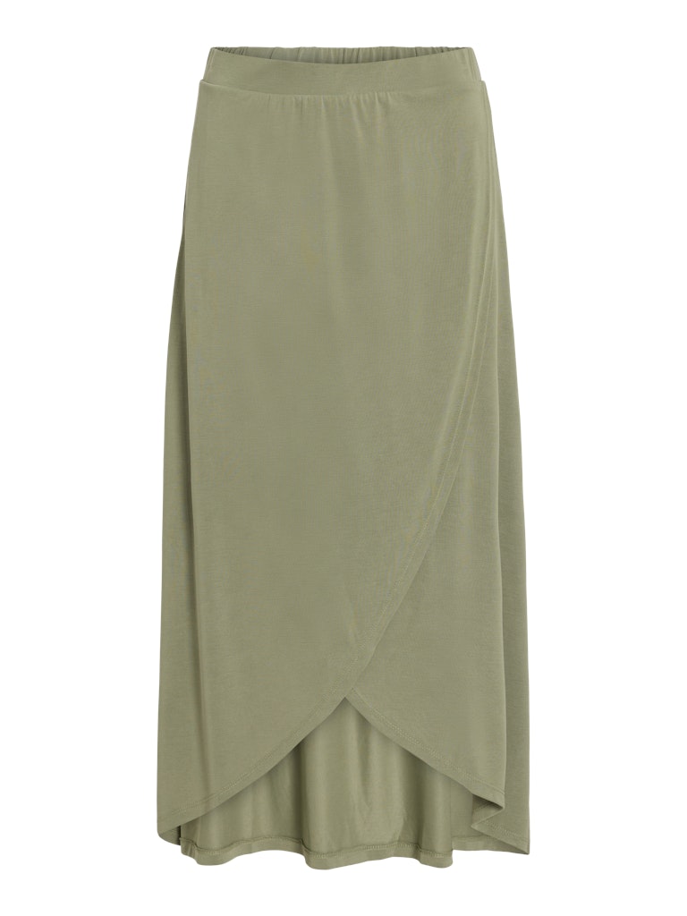 Oil Green Rokken - Vimodala Hw Wrap Skirt Noos - SS25 van Vila