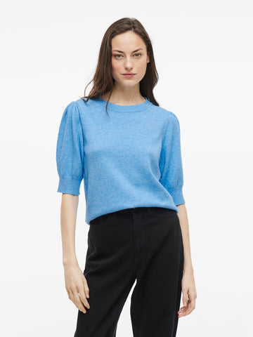 Tops - Viril 2/4 Sleeve O-Neck Knit Top - Noos SS25 van Vila