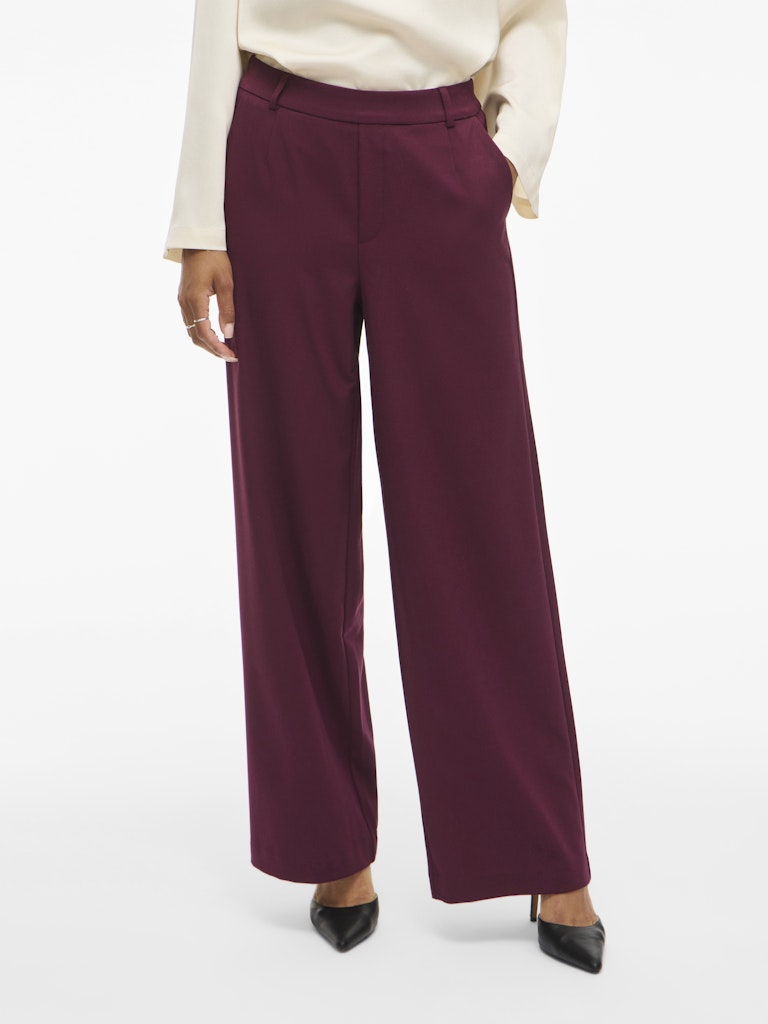 Fig Broeken - Vivarone Hw Wide Pant - Noos van Vila
