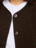 Coffee Bean Jassen - Viada Teddy Jacket van Vila