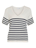 T-shirts - Viwennie V-Neck S/S Knit T-Shirt van Vila