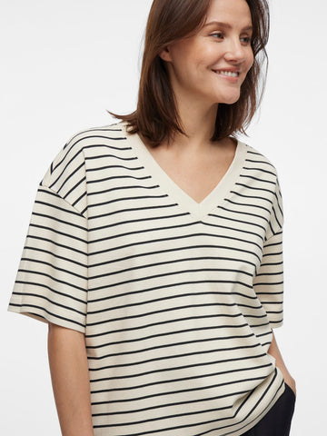 T-shirts - Visinny V-Neck S/S Top van Vila