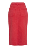 Rokken - Vijaf Rw Denim Midi Skirt van Vila