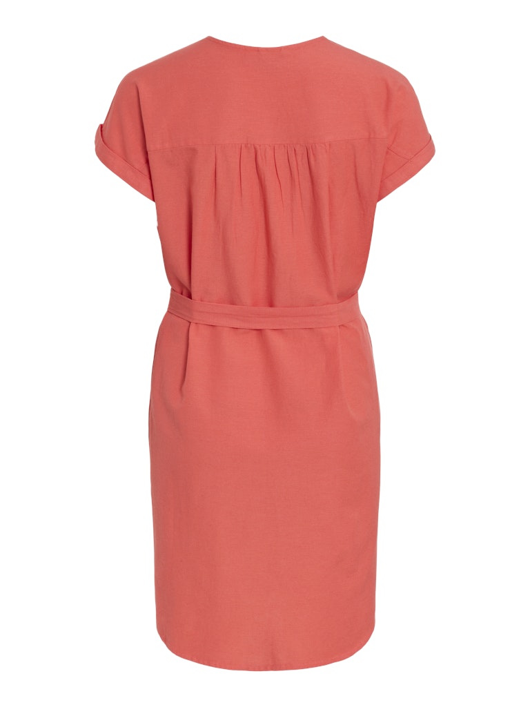 Jurken - Viprisilla V-Neck S/S Dress van Vila