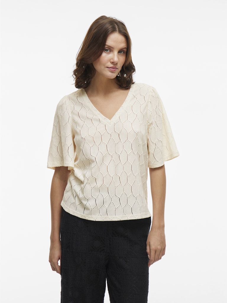 Tops - Vimarcella V-Neck 2/4 Top van Vila