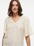 Birch Tops - Vimarcella V-Neck 2/4 Top van Vila